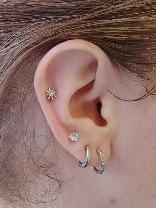 Helix with a star